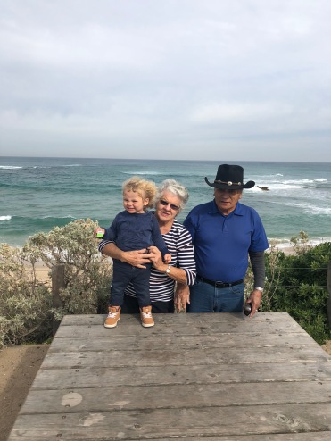 Sightseeing with Nanny and Papa at Sorrento